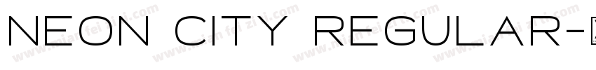 Neon City Regular字体转换